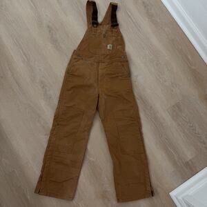 Kid’s Carhartt Overall Bibs Size Large L